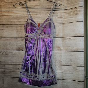 ✔️purple shiney and gray spaghetti st